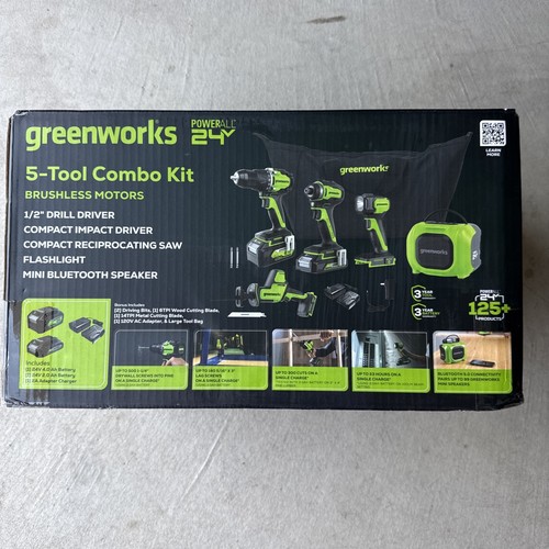 Greenworks 24v tool combo - -,