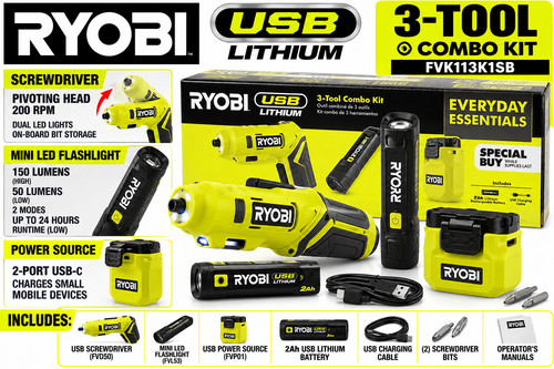 Ryobi usb lithium tool - ryobi,