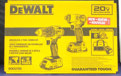 Dewalt dck227d2 20v max tool - 20v, 2-tool