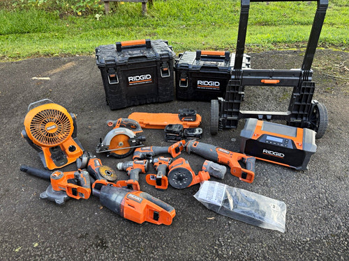 Ridgid 18v cordless battery - ridgid,