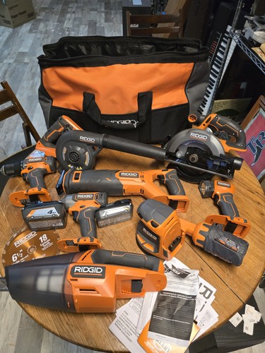Ridgid 18v cordless tool - cordless, 8-tool