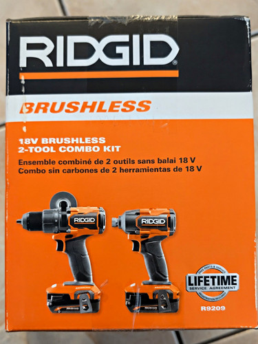 Ridgid brushless 18v tool - brushless, 2-tool