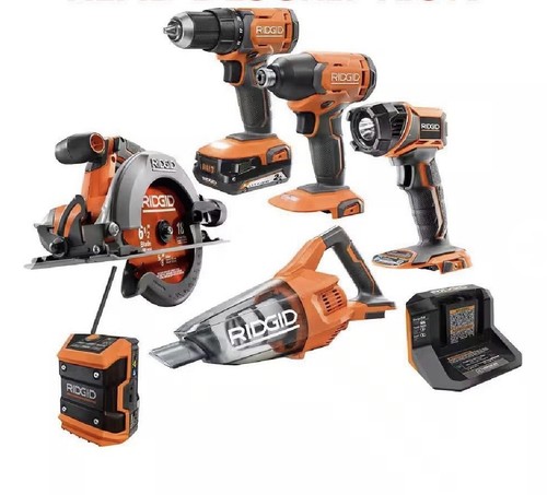 18v cordless tool combo - 6-tool, kit