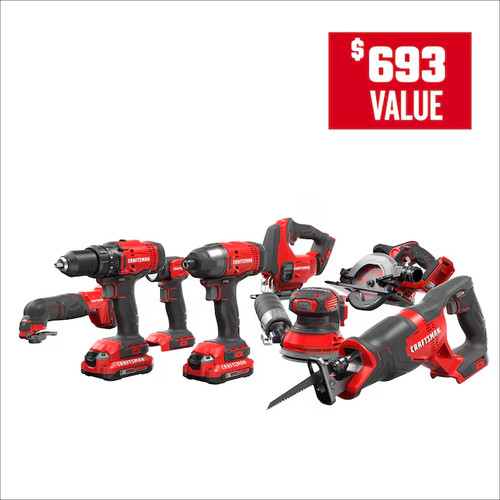 Craftsman 20v max - 20v, 8-tool