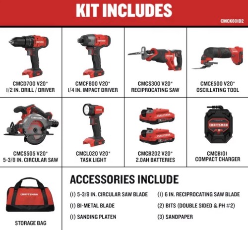 Craftsman v20 20v tool - v20,
