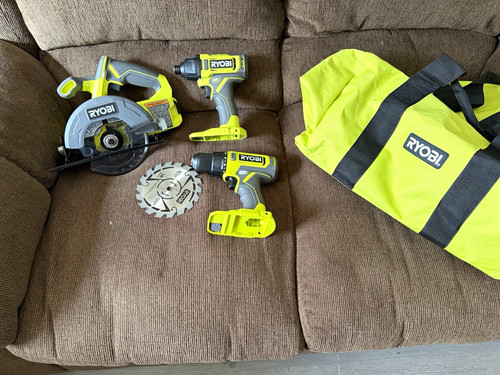 Ryobi one 18v tool - 3-tool, combo