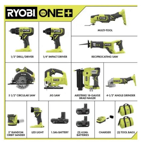 Ryobi one 18v tool - one+,