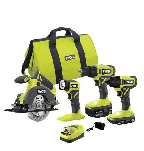 One 18v cordless tool - 4-tool, combo